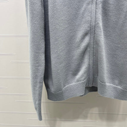 LORO PIANA 26S ZIP-UP KNIT JACKET 885