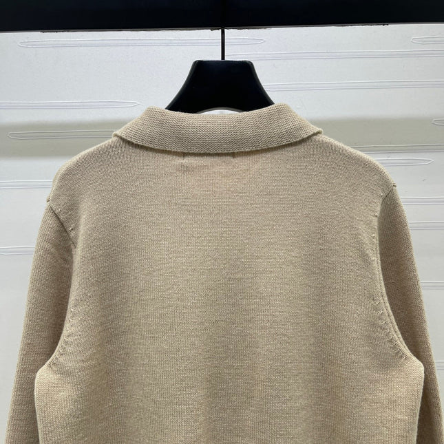 LORO PIANA 26S ZIP-UP KNIT JACKET 884