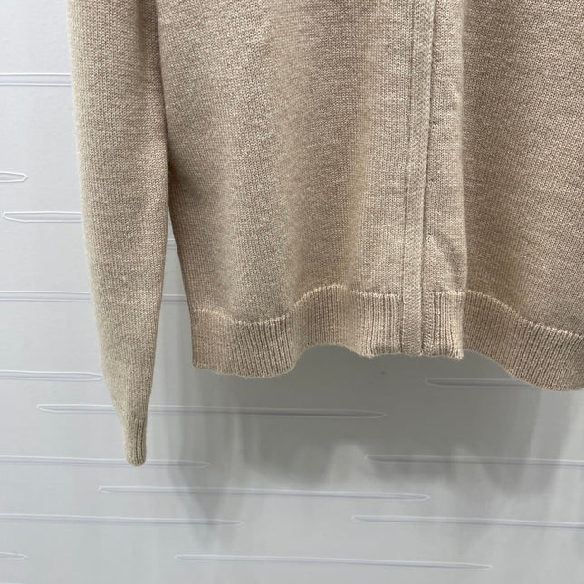 LORO PIANA 26S ZIP-UP KNIT JACKET 884