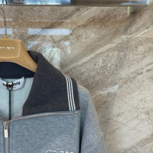 MIUMIU FLEECE JACKET STYLE 717