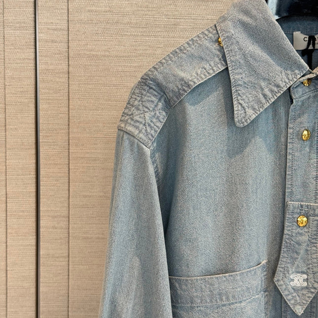 CELINE 26S DENIM SHIRT 410