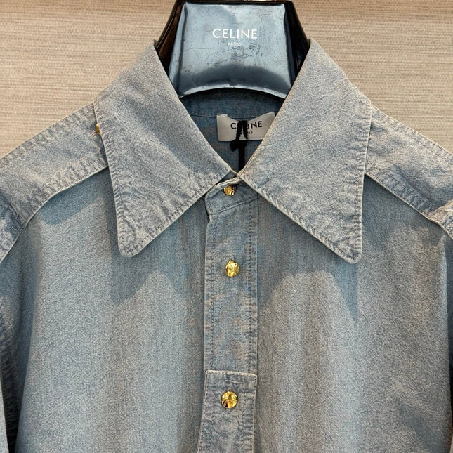 CELINE 26S DENIM SHIRT 410