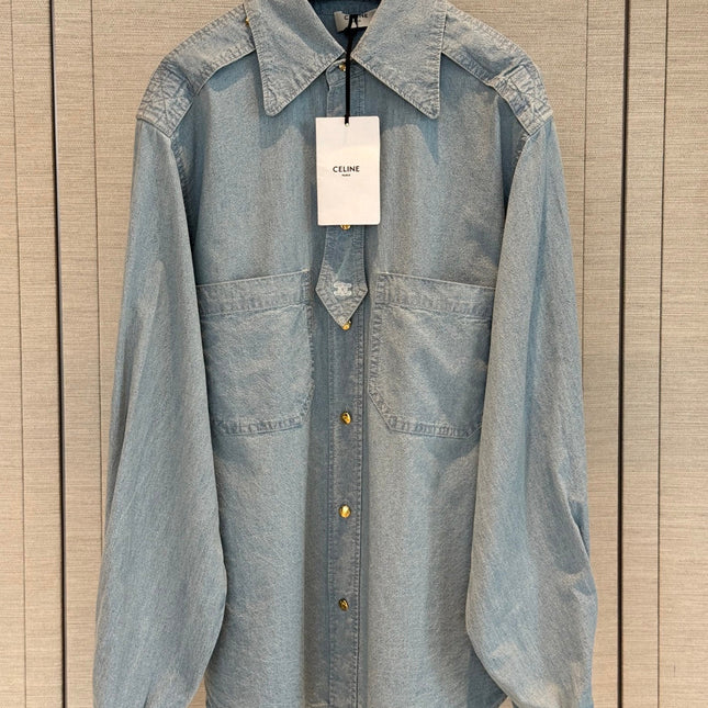 CELINE 26S DENIM SHIRT 410
