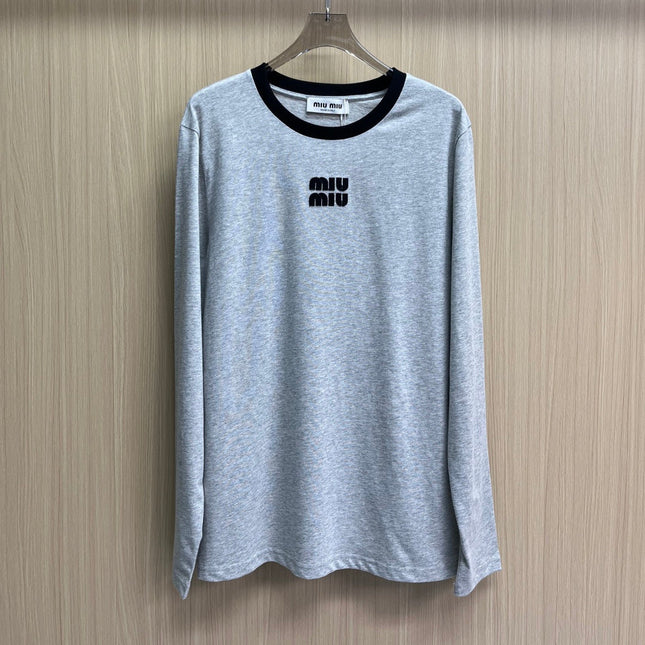 MIUMIU 26S LONG-SLEEVE T-SHIRT 1594