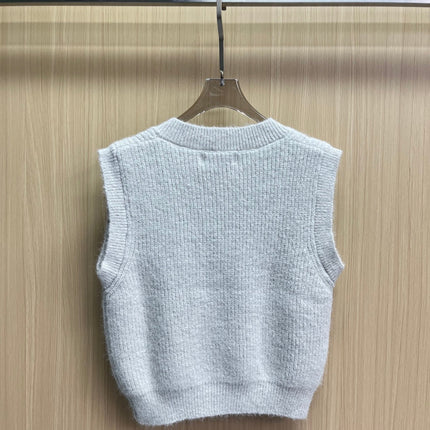 LOEWE 26S V-NECK KNIT VEST 652