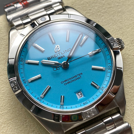 CHRONOMAT AUTOMATIC 36 STEEL CASE BLUE DIAL