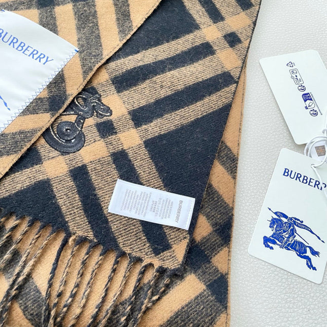 BURBERRY 26S SCARF 168CM IN CASHMERE 159058