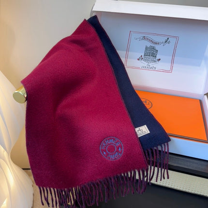 HERMES 25S SCARF 190 IN CASHMERE 854620