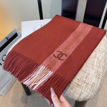 CHANEL 25S SCARF 180 CM IN CASHMERE 942893