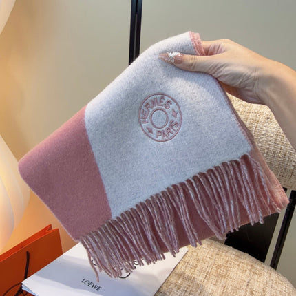 HERMES 25S SCARF 190 IN CASHMERE 989783