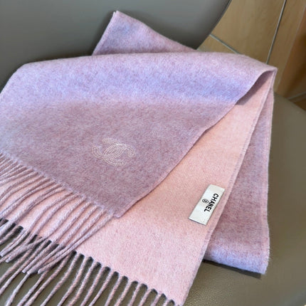 CHANEL 25S SCARF 180 IN CASHMERE 989817