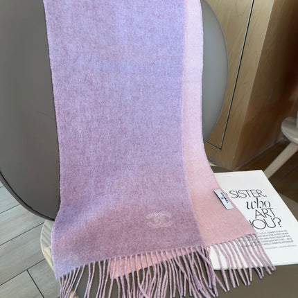 CHANEL 25S SCARF 180 IN CASHMERE 989817
