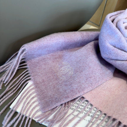 CHANEL 25S SCARF 180 IN CASHMERE 989817