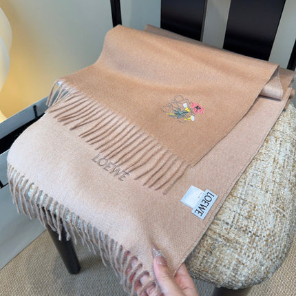 LOEWE 26S SCARF 180 IN CASHMERE WOOL 130388