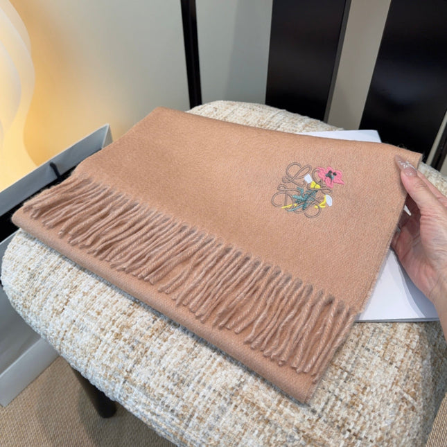 LOEWE 26S SCARF 180 IN CASHMERE WOOL 130388