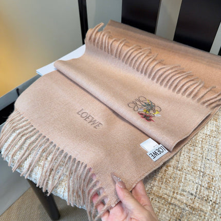 LOEWE 26S SCARF 180 IN CASHMERE WOOL 130388