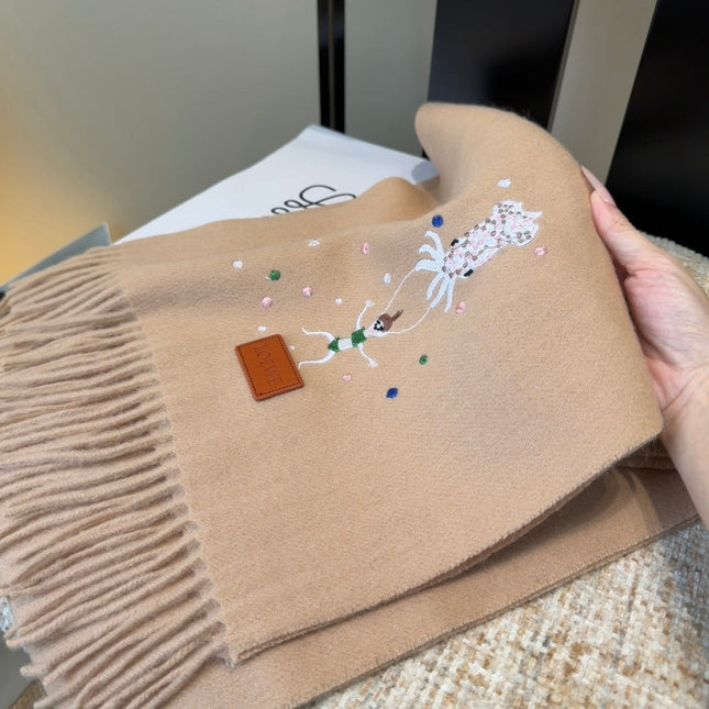 LOEWE 26S SCARF 180 IN CASHMERE 134516