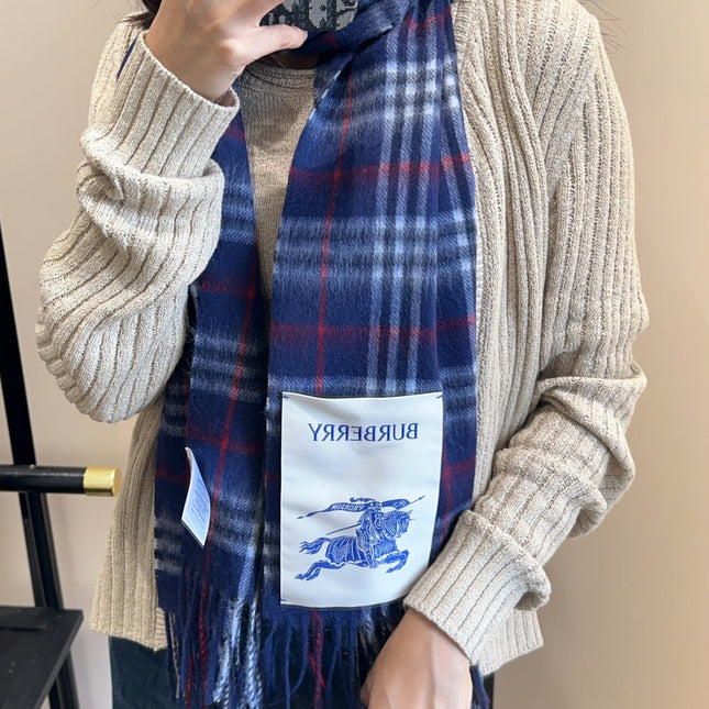 BURBERRY 26S SCARF 180CM IN CASHMERE 184997