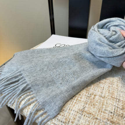 LOEWE 26S SCARF 180 IN CASHMERE WOOL 207844