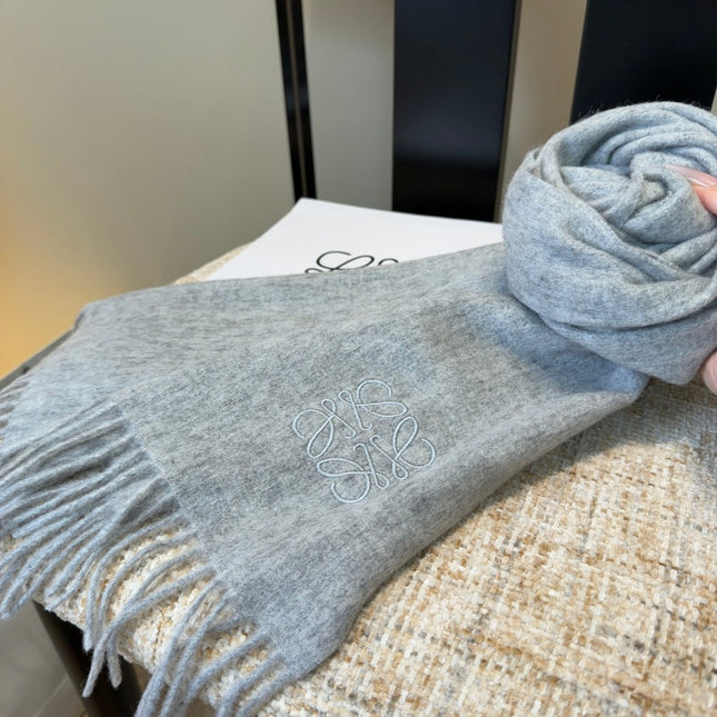 LOEWE 26S SCARF 180 IN CASHMERE WOOL 207844