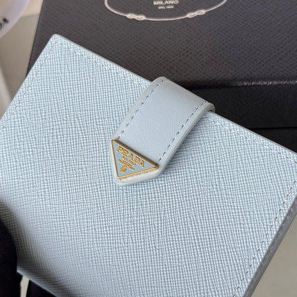 PRADA 26S WALLET 11.2 IN BLUE SALLIANO