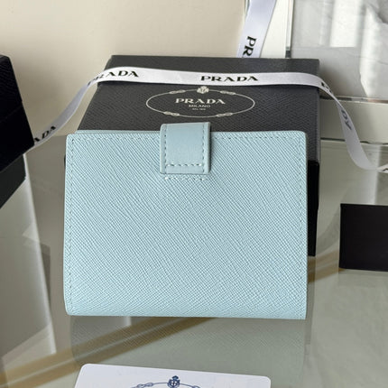 PRADA 26S WALLET 11.2 IN BLUE SALLIANO