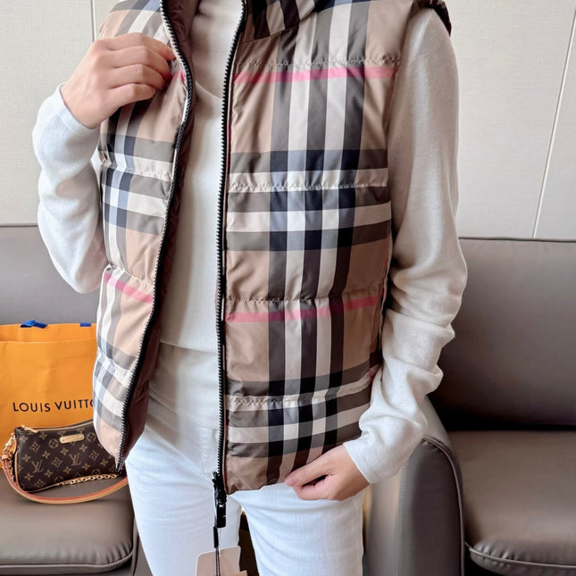 BURBERRY 25S REVERSIBLE PUFFER VEST 166