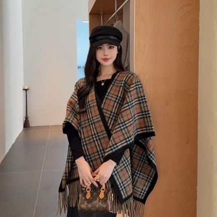 BURBERRY 25S PLAID KNITTED SCARF 114