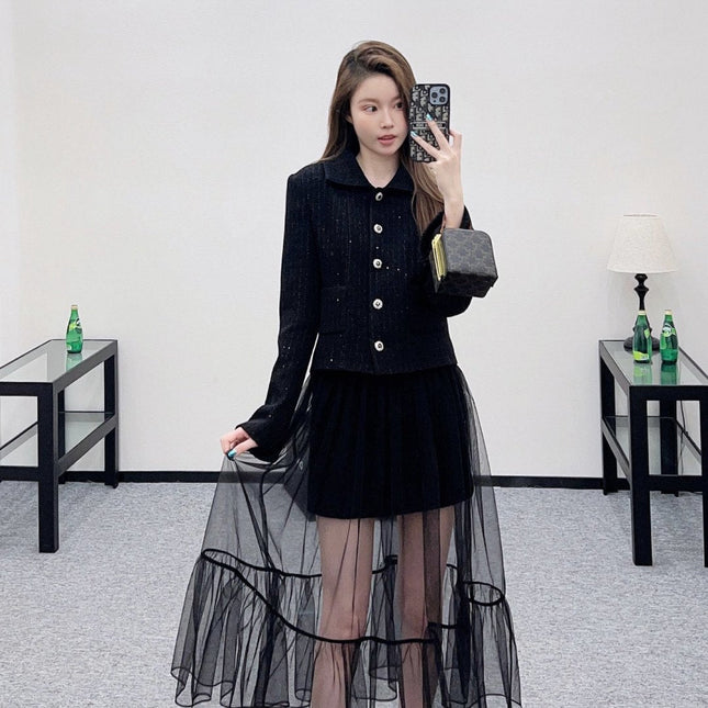 CHANEL 25S TWEED MINI SKIRT 303