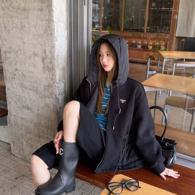PRADA 25S KNIT HOODED JACKET 333