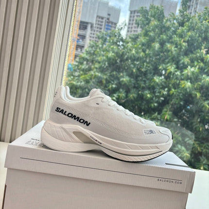 ALO 25S SALOMON SPECTUR SNEAKER IN WHITE FABRIC