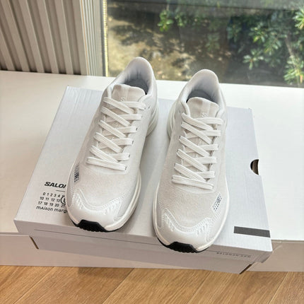 ALO 25S SALOMON SPECTUR SNEAKER IN WHITE FABRIC