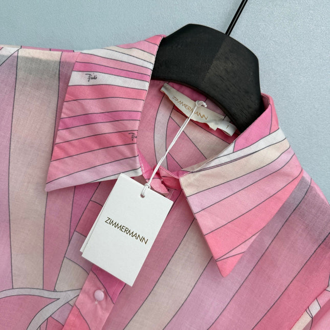 ZIMMERMANN 26S SHIRT AND SKIRT SET STYLE 115