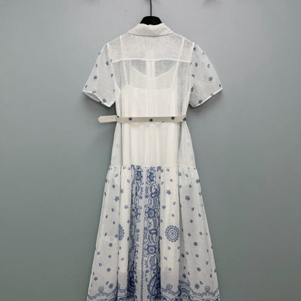 ZIMMERMANN 26S SHORT-SLEEVE SHIRT DRESS STYLE 109