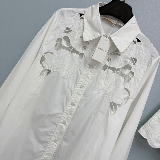 ZIMMERMANN 26S SHIRT AND SHORTS SET STYLE 105