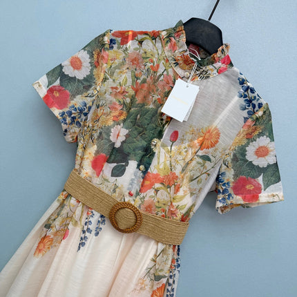 ZIMMERMANN 26S PATTERNED DRESS STYLE 101