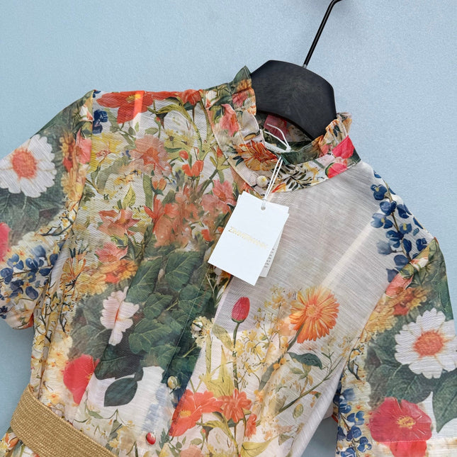 ZIMMERMANN 26S PATTERNED DRESS STYLE 101