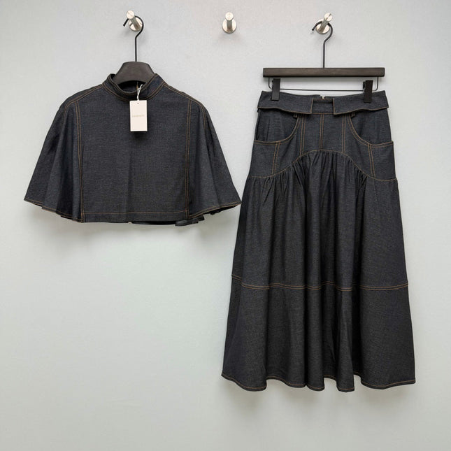 ZIMMERMANN 26S TOP AND SKIRT SET STYLE 68
