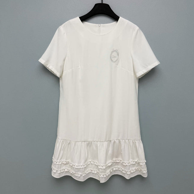 DIOR 26S SHORT-SLEEVE BABYDOLL DRESS 1435