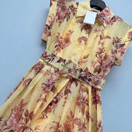 ZIMMERMANN 26S SLEEVELESS DRESS WITH BELT STYLE 29