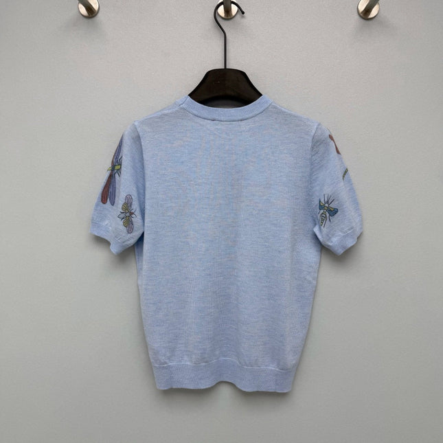 GUCCI 26S SHORT-SLEEVE KNIT SWEATER 390