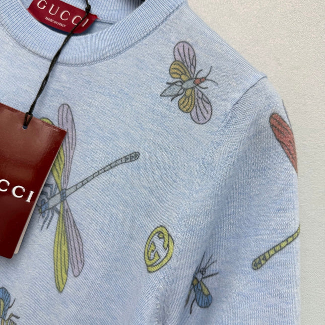 GUCCI 26S SHORT-SLEEVE KNIT SWEATER 390