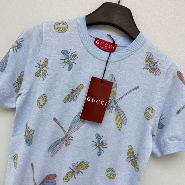 GUCCI 26S SHORT-SLEEVE KNIT SWEATER 390