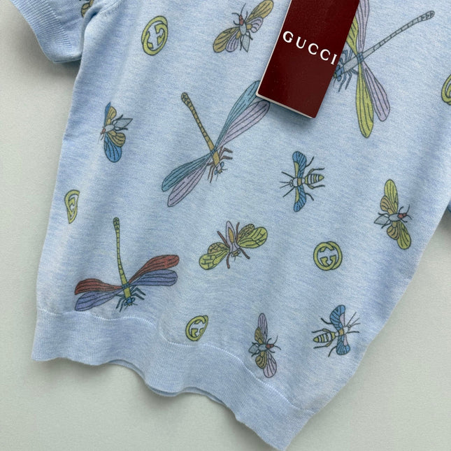 GUCCI 26S SHORT-SLEEVE KNIT SWEATER 390