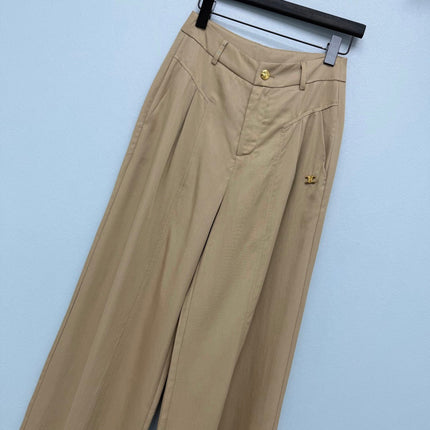 CELINE 26S HIGH-WAIST WIDE-LEG PANTS 401