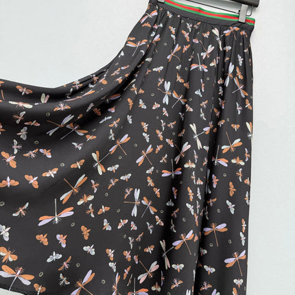 GUCCI 26S SATIN MIDI SKIRT 365
