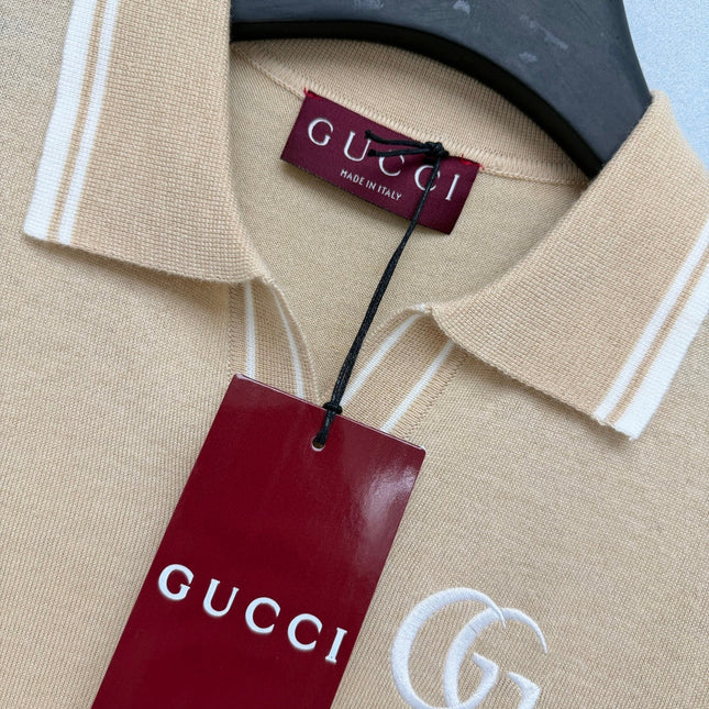 GUCCI 26S KNIT POLO SHIRT 392