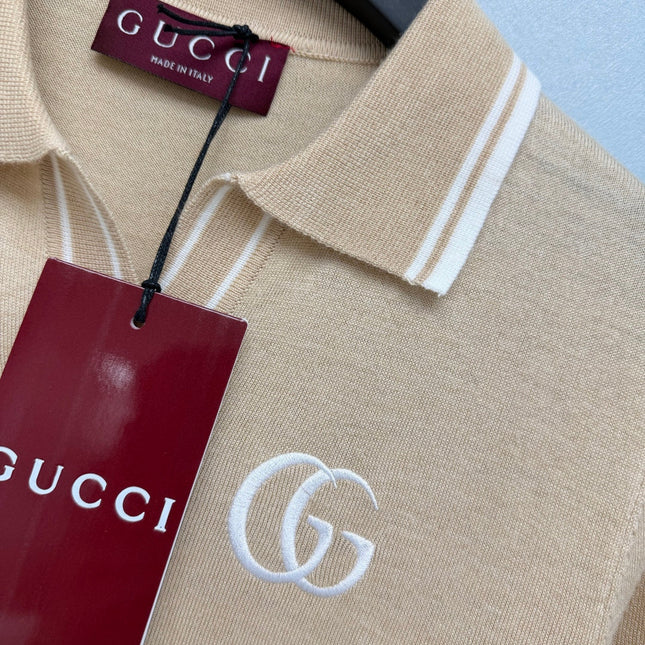 GUCCI 26S KNIT POLO SHIRT 392