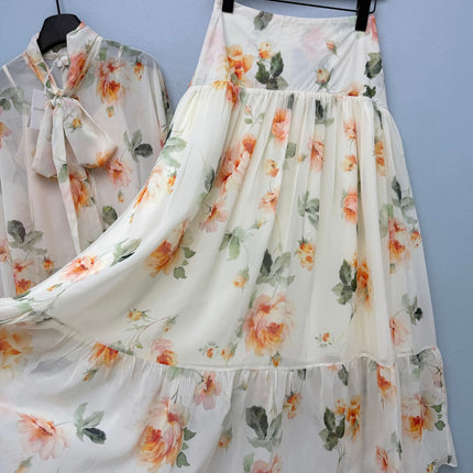 ZIMMERMANN 26S TOP AND SKIRT SET 315418