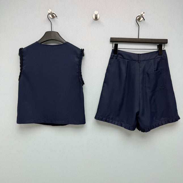 CHANEL 26S VEST TOP & SHORTS SET STYLE 1175